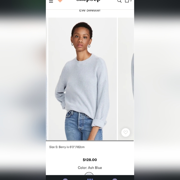 Pistola Demin Blue Size S Sweater - Picture 6 of 7